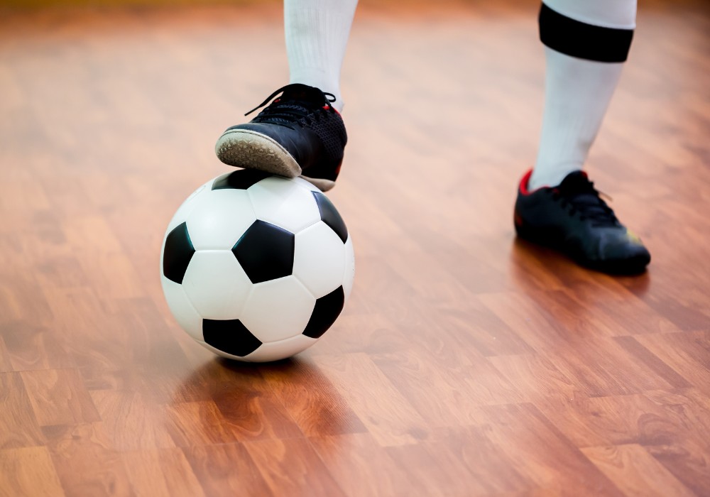 black indoor soccer shoes